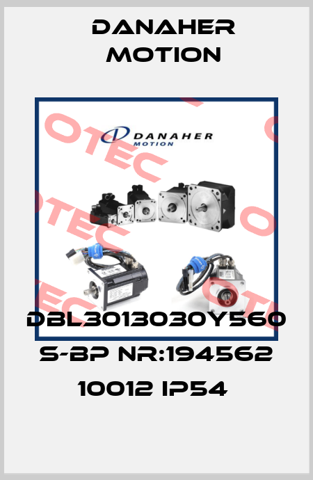 DBL3013030Y560 S-BP NR:194562 10012 IP54  Danaher Motion