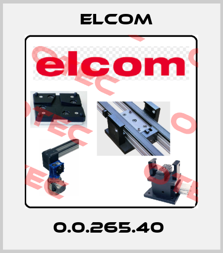 0.0.265.40  Elcom