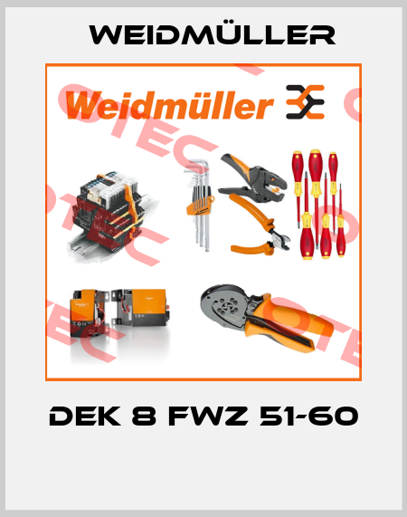 DEK 8 FWZ 51-60  Weidmüller