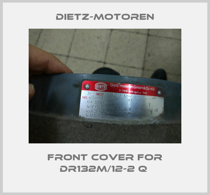 Front Cover For DR132M/12-2 Q -big