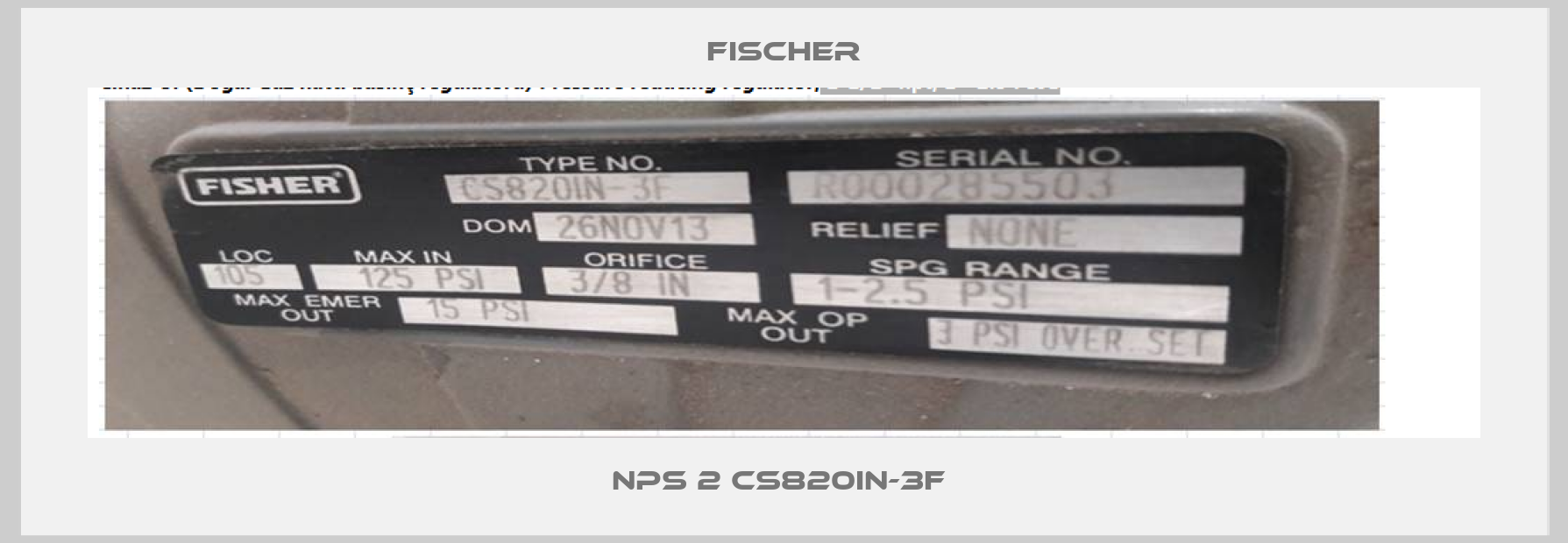 NPS 2 CS820IN-3F -big