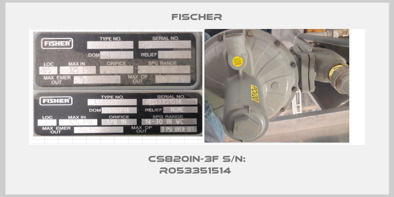 CS820IN-3F S/N: R053351514 -big