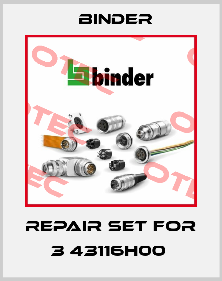 repair set for 3 43116H00  Binder