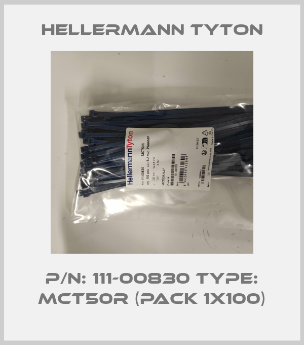 P/N: 111-00830 Type: MCT50R (pack 1x100)-big