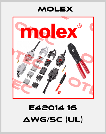 E42014 16 AWG/5C (UL) Molex