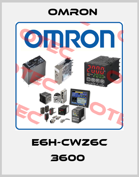 E6H-CWZ6C 3600  Omron