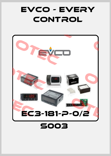 EC3-181-P-0/2 S003  EVCO - Every Control