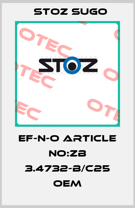 EF-N-O ARTICLE NO:ZB 3.4732-B/C25 OEM Stoz Sugo
