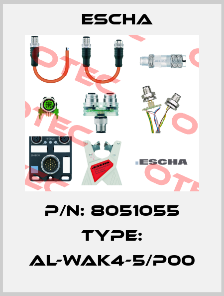 P/N: 8051055 Type: AL-WAK4-5/P00 Escha