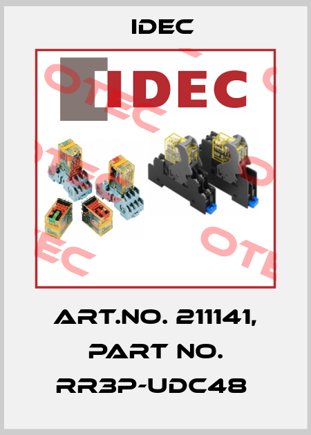 Art.No. 211141, Part No. RR3P-UDC48  Idec