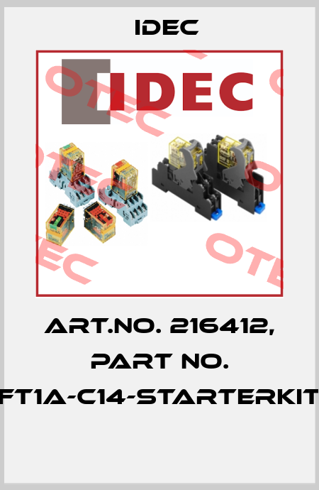 Art.No. 216412, Part No. FT1A-C14-Starterkit  Idec