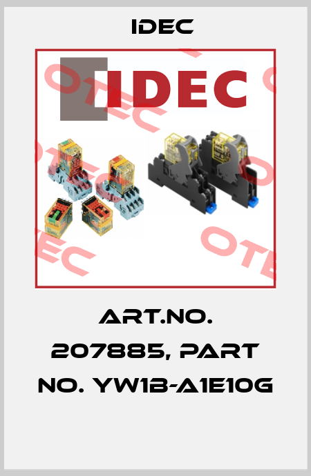 Art.No. 207885, Part No. YW1B-A1E10G  Idec