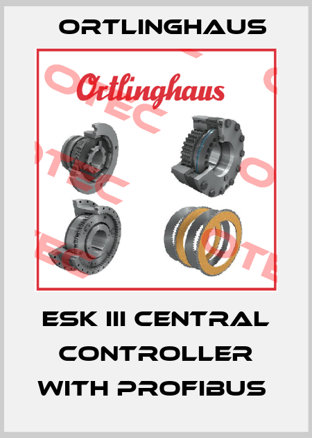 ESK III CENTRAL CONTROLLER WITH PROFIBUS  Ortlinghaus