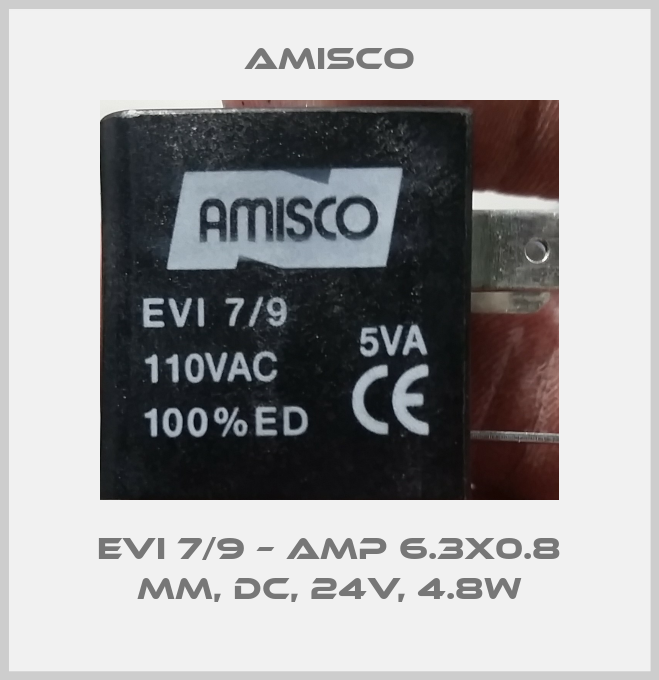 EVI 7/9 – AMP 6.3x0.8 mm, DC, 24V, 4.8W-big