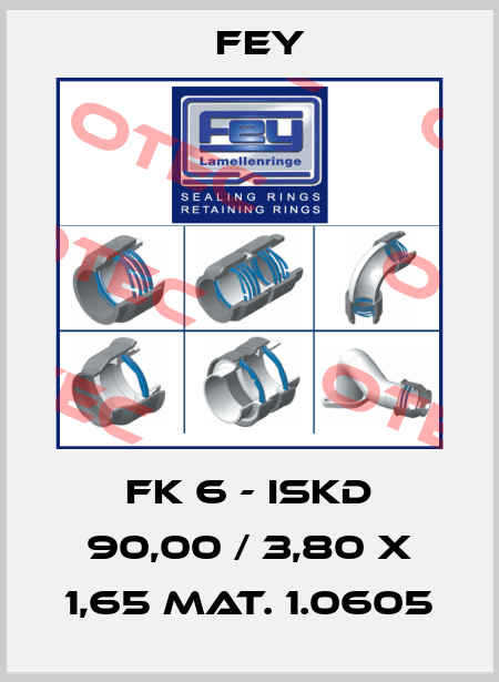 FK 6 - ISKD 90,00 / 3,80 x 1,65 Mat. 1.0605 Fey