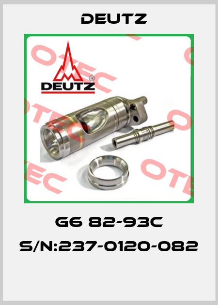 G6 82-93C S/N:237-0120-082  Deutz
