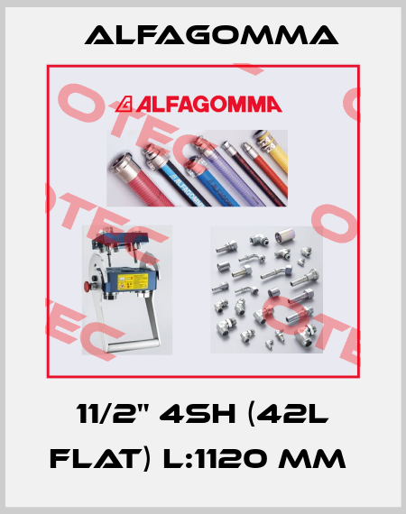 11/2" 4SH (42L FLAT) L:1120 MM  Alfagomma