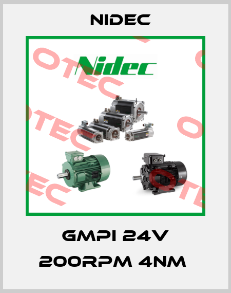 GMPI 24V 200RPM 4NM  Nidec