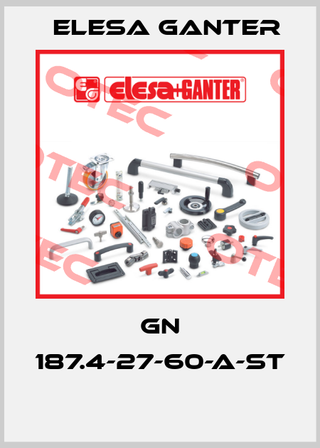 GN 187.4-27-60-A-ST  Elesa Ganter