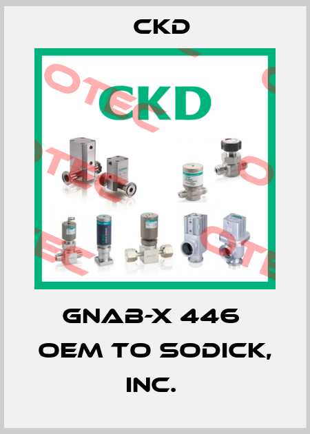 GNAB-X 446  OEM to Sodick, Inc.  Ckd