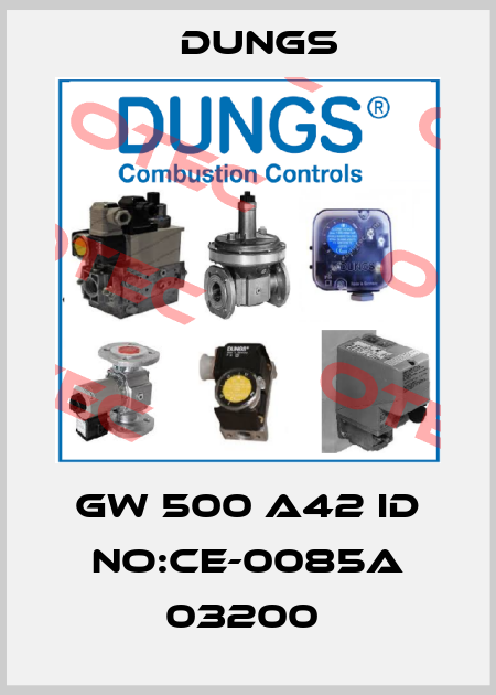 GW 500 A42 ID NO:CE-0085A 03200  Dungs