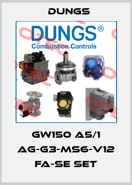 GW150 A5/1 AG-G3-MS6-V12 FA-SE SET Dungs
