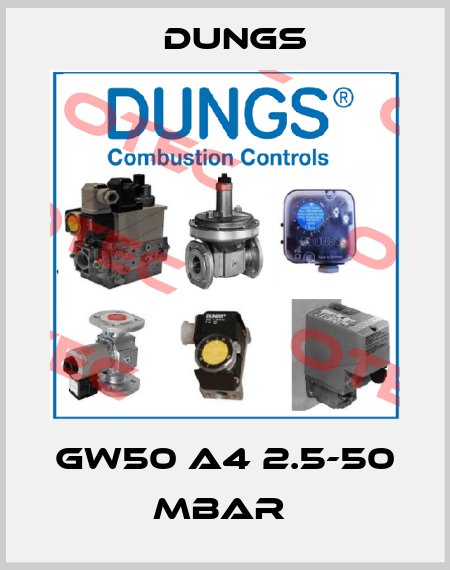 GW50 A4 2.5-50 MBAR  Dungs