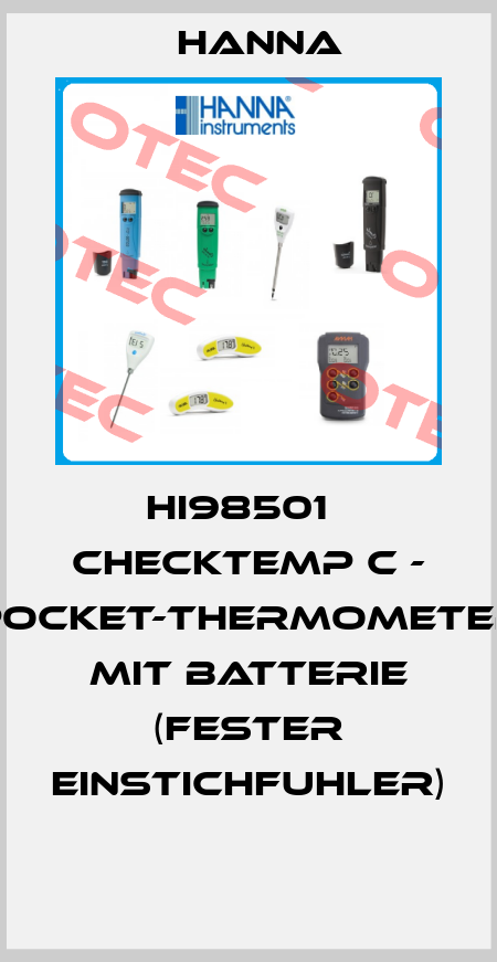 HI98501   CHECKTEMP C - POCKET-THERMOMETER MIT BATTERIE (FESTER EINSTICHFUHLER)  Hanna