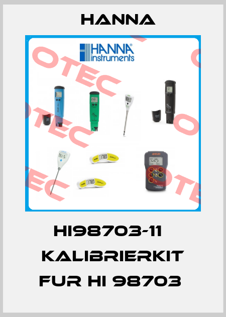 HI98703-11   KALIBRIERKIT FUR HI 98703  Hanna