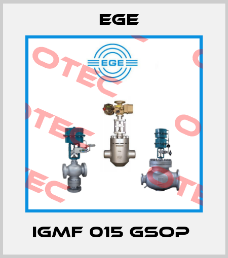 IGMF 015 GSOP  Ege