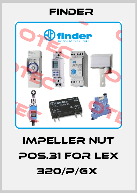 IMPELLER NUT POS.31 FOR LEX 320/P/GX  Finder