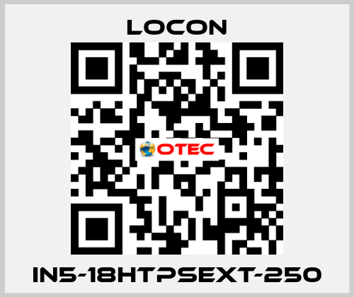 IN5-18HTPSext-250 Locon