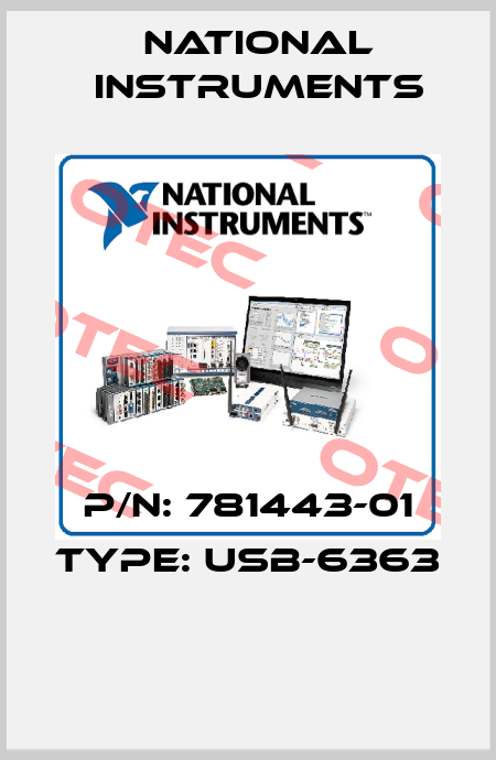 P/N: 781443-01 Type: USB-6363  National Instruments