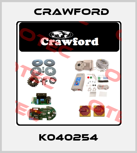 K040254 Crawford
