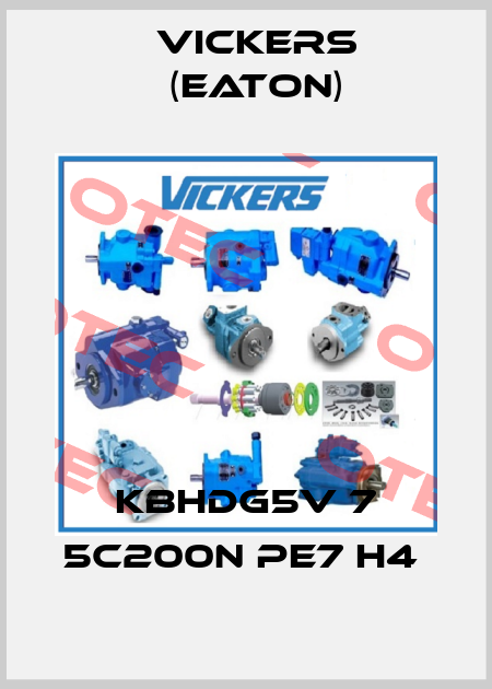 KBHDG5V 7 5C200N PE7 H4  Vickers (Eaton)