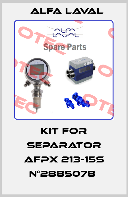 KIT FOR SEPARATOR AFPX 213-15S N°2885078  Alfa Laval