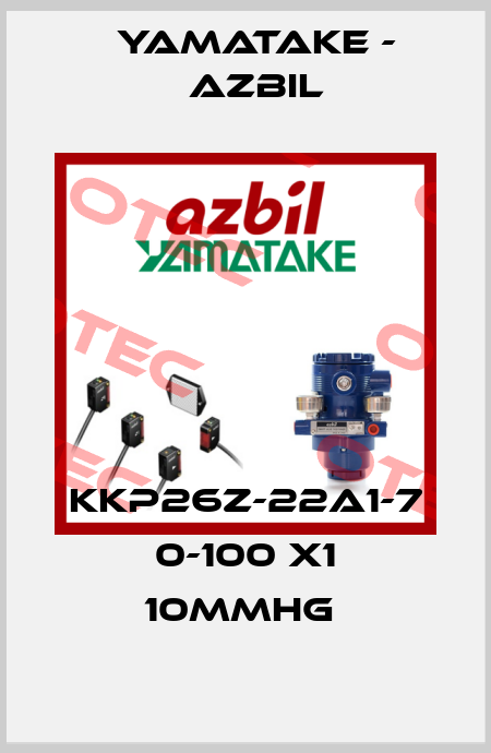 KKP26Z-22A1-7 0-100 X1 10MMHG  Yamatake - Azbil