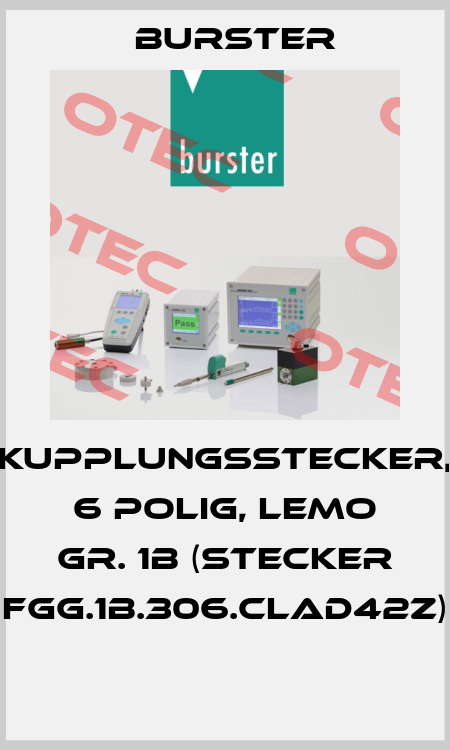 KUPPLUNGSSTECKER, 6 POLIG, LEMO GR. 1B (STECKER FGG.1B.306.CLAD42Z)  Burster