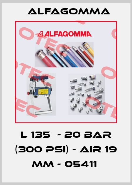 L 135  - 20 BAR (300 PSI) - AIR 19 MM - 05411  Alfagomma