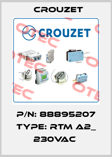 P/N: 88895207 Type: RTM A2_ 230VAC  Crouzet