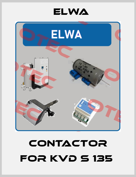 Contactor for KVD S 135  Elwa
