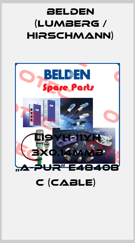 LI9YH-11YH 3X0,14MM2 „A-PUR” E48408 C (Cable)  Belden (Lumberg / Hirschmann)