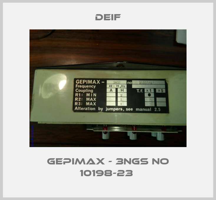 GEPIMAX - 3NGS no 10198-23 -big