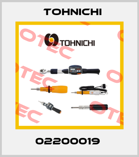 02200019  Tohnichi