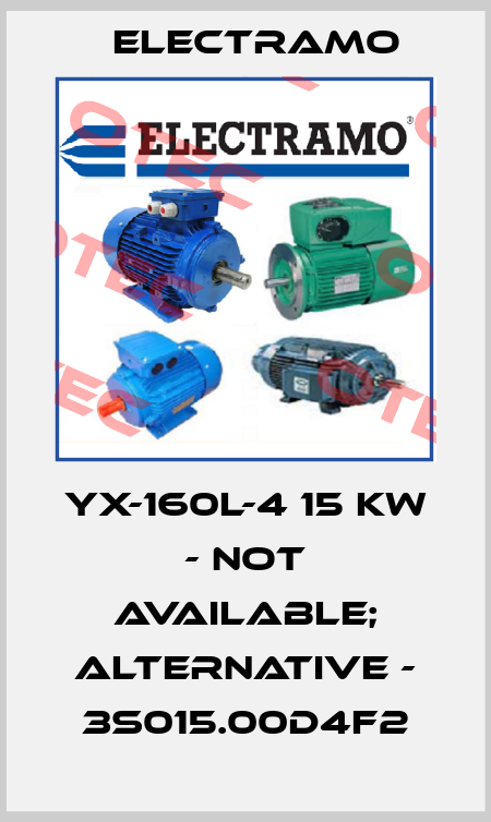 YX-160L-4 15 kW - not available; alternative - 3S015.00D4F2 Electramo