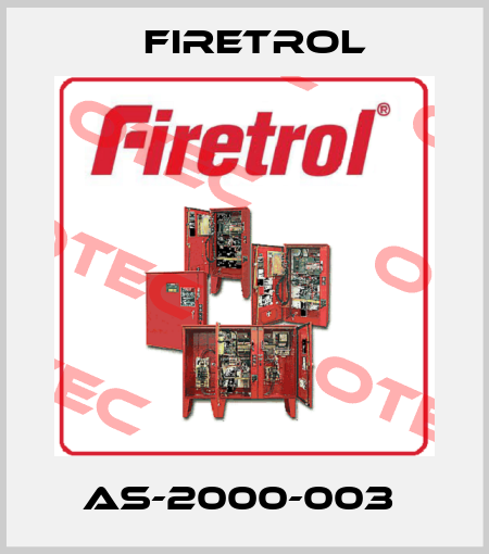 AS-2000-003  Firetrol