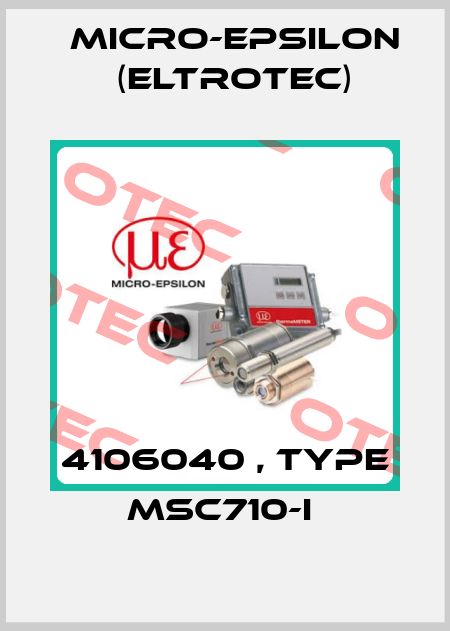 4106040 , type MSC710-I  Micro-Epsilon (Eltrotec)