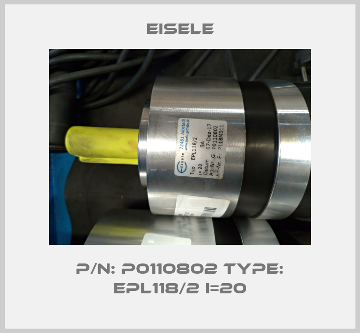 P/N: P0110802 Type: EPL118/2 i=20-big
