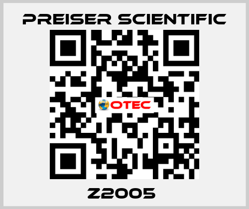 Z2005  Preiser Scientific