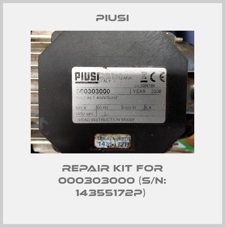 Repair Kit For 000303000 (S/N: 14355172P) -big